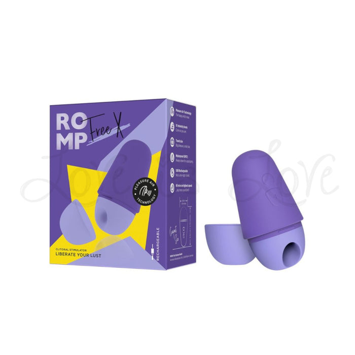 Romp Free X Rechargeable Clitoral Stimulator Liberate Your Lust