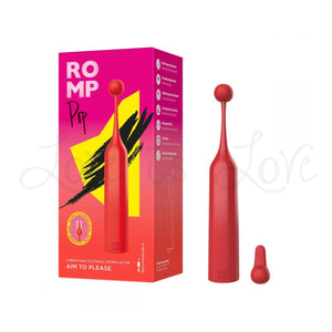 Romp Pop Rechargeable Silicone Clitoral Stimulator And Pinpoint Vibrator Aim to Please  Buy in Singapore LoveisLove U4Ria 