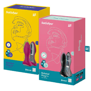 Satisfyer Rotator Plug 1+ OR Rotator Plug 2+ App-Controlled Anal Vibrator (Authorized Retailer) Anal - Anal Vibrators  Buy in Singapore LoveisLove U4Ria