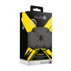 Shots Ouch! Labia Spreader with Clamps Black Buy in Singapore LoveisLove U4Ria