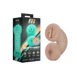 Blush M for Men Soft + Wet Double Trouble Delight Glow Pocket Stroker Buy in Singapore LoveisLove U4ria