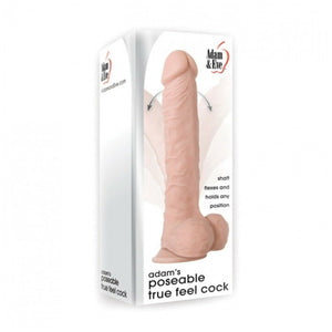 Adam & Eve Poseable True Feel Cock 11.5 Inch Realistic Dildo buy in Singapore LoveisLove U4ria