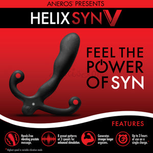 Aneros Helix Syn V Vibrating Men's Prostate Stimulator Buy in Singapore LoveisLove U4Ria 