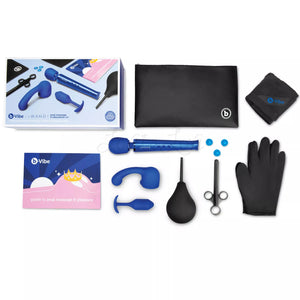 B-Vibe Anal Massage & Education Set (10 Pcs) Blue buy in Singapore LoveisLove U4ria