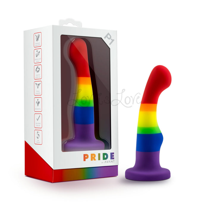 Blush Avant Pride P1 Silicone Plug Dildo 6 Inch Freedom