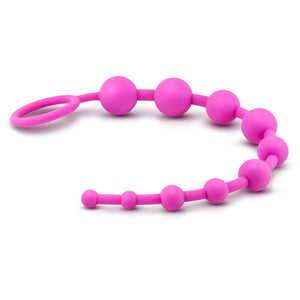 Blush Novelties Luxe Silicone 10 Beads Pink Buy in Singapore LoveisLove U4Ria 