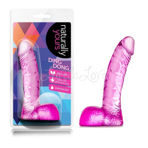 Blush Novelties Naturally Yours Ding Dong Pink 5.5 inches Love Is Love Singapore Buy Sex Toys u4ria