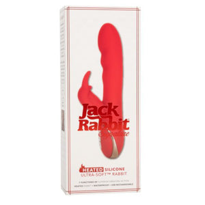 Calexotics Jack Rabbit Signature Heated Silicone Ultra-Soft Rabbit Red Buy in Singapore LoveisLove U4Ria 