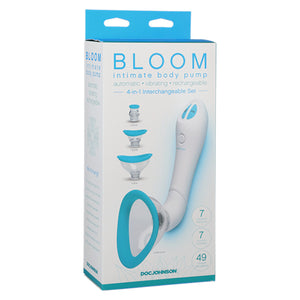 Doc Johnson Bloom Intimate Body Automatic Vibrating Rechargeable Body Pump Blue Buy in Singapore LoveisLove U4Ria 