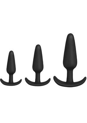 Doc Johnson Mood Naughty 1 Silicone Anal Trainer Set of 3
