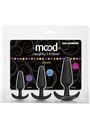 Doc Johnson Mood Naughty 1 Silicone Anal Trainer Set of 3