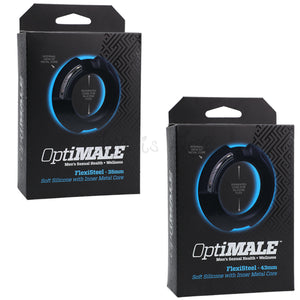 Doc Johnson OptiMALE FlexiSteel Silicone With Inner Metal Core Cock Ring Buy in Singapore LoveisLove U4Ria
