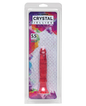 Doc Johnson Crystal Jellies Anal Starter 5.5 Inch Pink