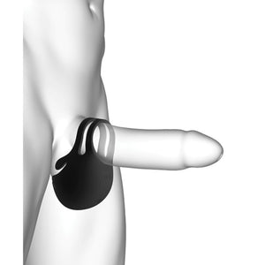 Dorcel Fun Bag Testicle Rechargeable Cock Ring Stimulator Black Buy in Singapore LoveisLove U4Ria 