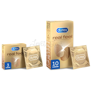 Durex RealFeel Non-Latex Condom 3pcs or 10pcs Buy in Singapore LoveisLove U4Ria