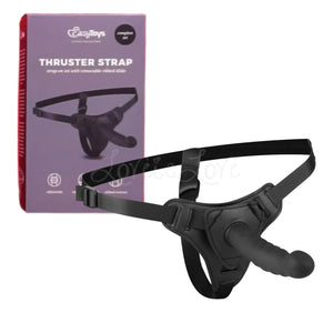 Easytoys Thruster Silicone 14.5cm Ribbed Strap-On Dildo  love is love buy sex toys in singapore u4ria loveislove