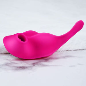 Erocome Equuleus Clitoral Suction Toy with Tongue and G Spot Vibrator in Cerise Buy in Singapore LoveisLove U4Ria
