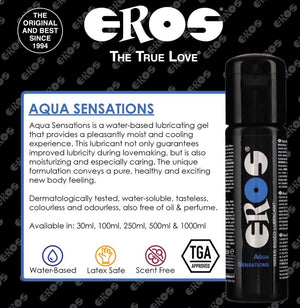 Eros Aqua Sensations Medical Water Based Lubricant