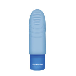 Evolved Fingerlicious Rechargeable Finger Vibrator Blue Buy in Singapore LoveisLove U4Ria 