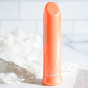 Evolved Lip Service Rechargeable Bullet Vibrator Orange Buy in Singapore LoveisLove U4Ria 