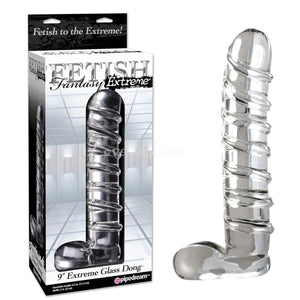 Fetish Fantasy Extreme 9 Inch Extreme Glass Dong Buy in Singapore LoveisLove U4Ria 