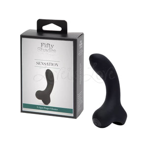 Fifty Shades of Grey Sensation Rechargeable G-Spot Finger Vibrator in Black Buy in Singapore LoveisLove U4Ria