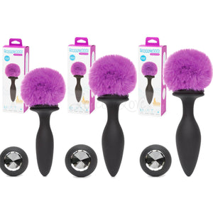 Happy Rabbit Rechargeable Vibrating Butt Plug Purple 4 Inch Small or 4.75 Inch Medium or 5 Inch Large buy in Singapore LoveisLove U4ria