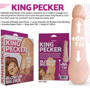 Hott Products King Pecker 6 FT. Giant Inflatable Penis Buy in Singapore LoveisLove U4Ria