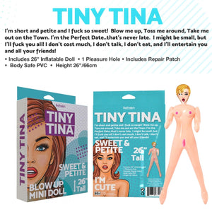 Hott Products Tiny Tina Petite Size Blow Up Doll 26 Inch Tall love is love buy sex toys in singapore u4ria loveislove