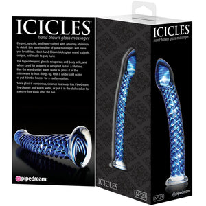 Icicles No. 29 Hand Blown 7 Inch Glass Massager buy at LoveisLove U4Ria Singapore