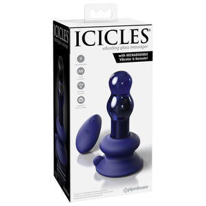 Icicles No. 83 Remote Control Vibrating Glass Massager buy in Singapore LoveisLove U4ria