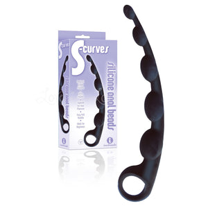 Icon Brands The 9's S-Curves Silicone Anal Beads Buy in Singapore LoveisLove U4Ria 