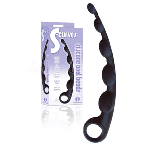 Icon Brands The 9's S-Curves Silicone Anal Beads Buy in Singapore LoveisLove U4Ria