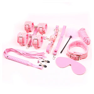Japan Garden Super Instant SM 10 Pieces BDSM Bondage Set Pink Buy in Singapore LoveisLove U4Ria