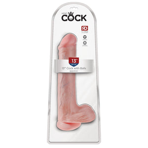 King Cock 13in Cock with Balls Flesh Harness compatible buy in singapore love is love sex toys u4ria