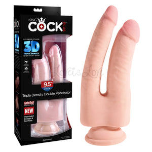 King Cock Plus Triple Density Double Penetrator 9.5 Inch Buy in Singapore LoveisLove U4Ria