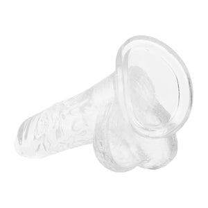 King Cock Clear Cock with Balls 4 Inch Or 5 Inch
