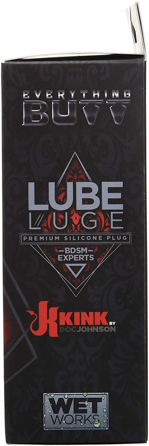 Doc Johnson Kink Wet Works Lube Luge Premium Hollow Silicone Specialty Plug