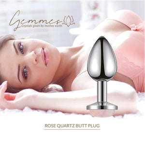 La Gemmes Butt Plug Rose Quartz buy in Singapore LoveisLove U4ria