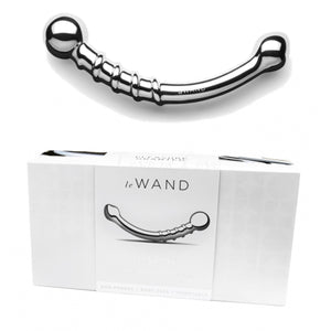 Le Wand Stainless Steel Bow G-spot or P-spot Massager  Buy in Singapore LoveisLove U4Ria 