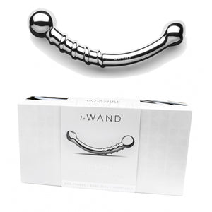 Le Wand Stainless Steel Bow G-spot or P-spot Massager  Buy in Singapore LoveisLove U4Ria
