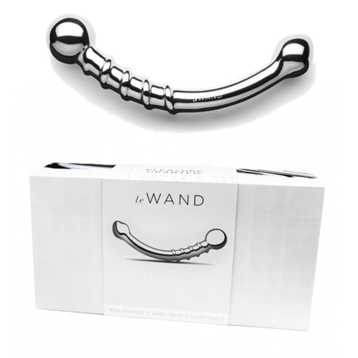 Le Wand Stainless Steel Bow G-spot or P-spot Massager  (Just Sold)