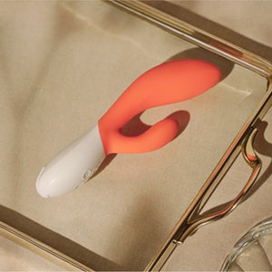 Lelo Ina 3 Rabbit Vibrator Seaweed or Seeform or Coral Red Buy in Singapore LoveisLove U4Ria