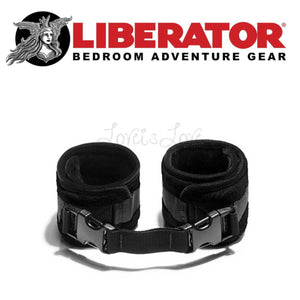 Liberator Plush Wrist Cuffs Microfiber Black Buy in Singapore LoveisLove U4Ria 