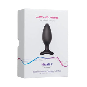 Lovense Hush 2 App-Controlled Butt Plug [Authorized Dealer]