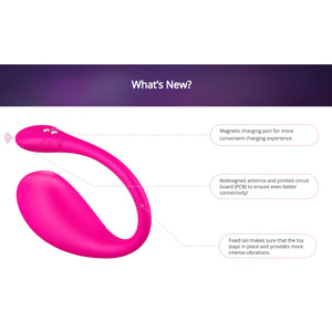 Lovense Lush 3 Magnetic Charging App-Controlled Powerful Vibrating Egg Buy in Singapore LoveisLove U4Ria 