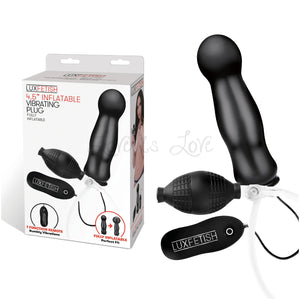 Lux Fetish 4.5 Inch Inflatable Vibrating Plug Buy in Singapore LoveisLove U4Ria