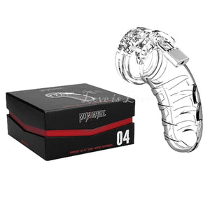 Mancage Chastity Cage Model 04 Transparent 4.5 inches Buy in Singapore LoveisLove U4Ria