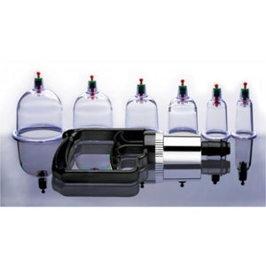 Master Series Sukshen 6 Piece Cupping Set with Acu-Points
