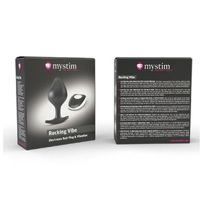 Mystim E-stim Rocking Vibe Butt Plug Small buy in Singapore LoveisLove U4ria